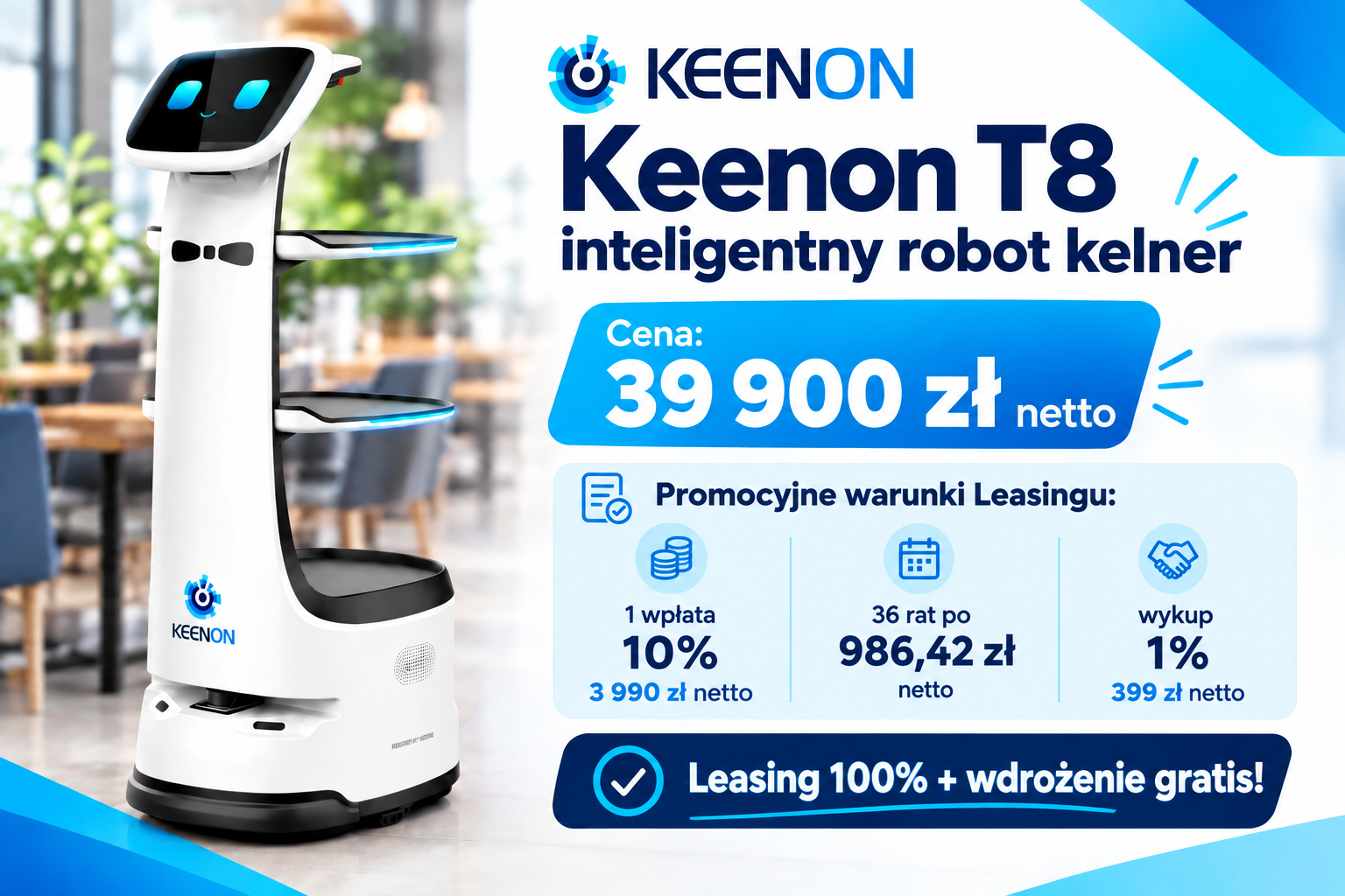 Promocja Keenon DinerBot T8